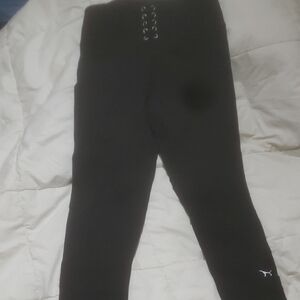 Puma Black Leggings with Full Length and Wide Waistband
